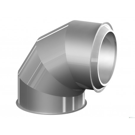 Codo inox modular 90 grados