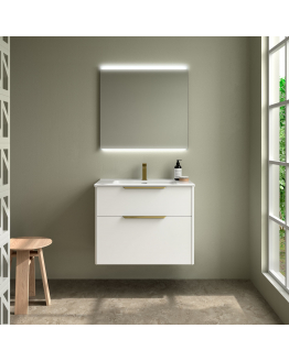 CONJUNTO LUVA 800 2C BLANCO SATIN